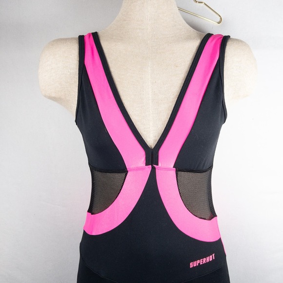 NWT Superhot Brazilian Brand Workout Jumpsuit One Piece Cutout Small Sexy - Picture 2 of 5